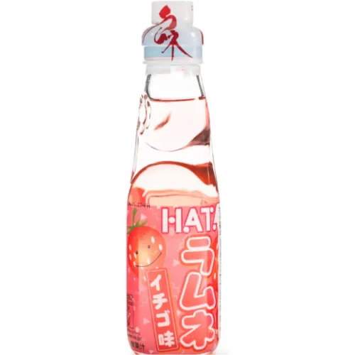  Hatakosen Ramune Soda Strawberry 200ml