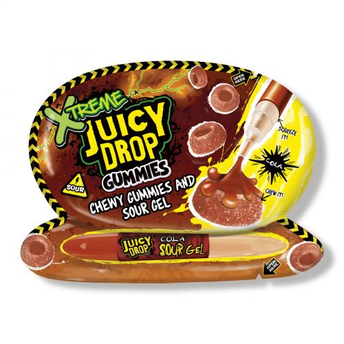Bazooka Juicy Drop Gummies Xtreme Cola 57g